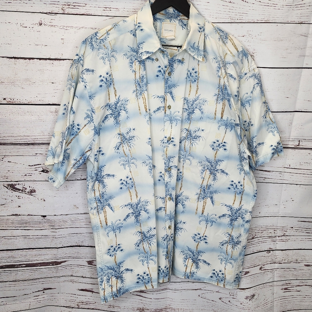 Saddlebred Hawaiian Palm Tree Shirt Size XL‎